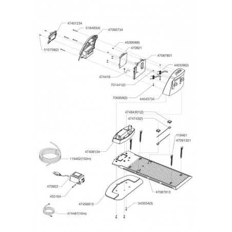 Alimentation AL-KO Robo 2e génération d'origine 470922 | Newgardenstore.eu