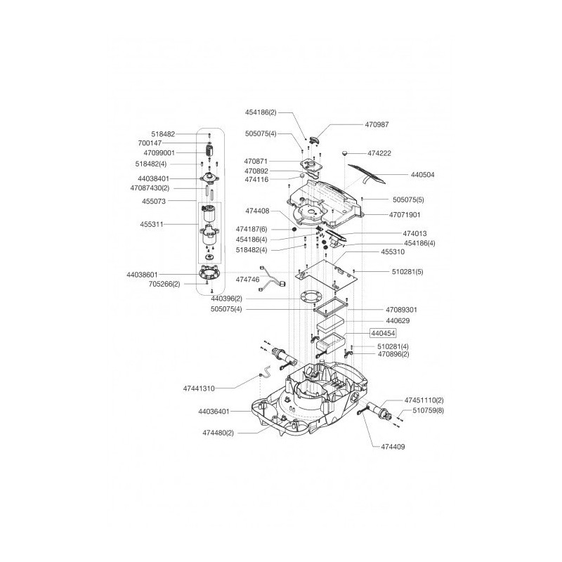 Motore Robo 3000 Nuovo (Alternativa - 45507310) 455073 ORIGINALE AL-KO