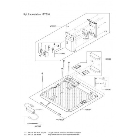 Kit de torreta de estación base Al-KO 457903 original | Newgardenstore.eu
