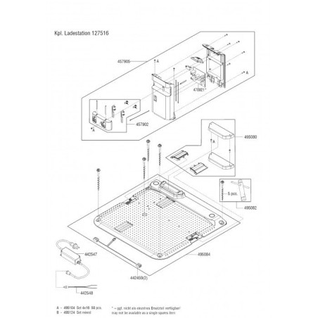 Kit de torreta para estación base AL-KO original Sba 457905 | Newgardenstore.eu