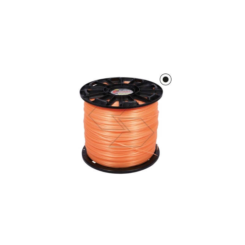 Bobine 8KG de fil rond de débroussailleuse DUBLE STRONG Ø  3.0 mm longueur 1240 m