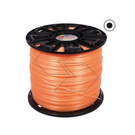 Spule 8KG DUBLE STRONG Freischneidedraht rund Ø 3,0 mm Länge 1240 m | Newgardenstore.eu