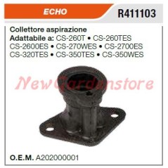ECHO Ansaugkrümmer für Kettensäge CS-260T CS-260TES R411103 | Newgardenstore.eu