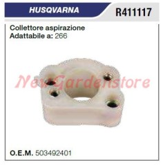 Colector de admisión HUSQVARNA motosierra 266 R411117 | Newgardenstore.eu