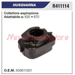 Intake manifold HUSQVARNA chainsaw 625 670 R411114 | Newgardenstore.eu