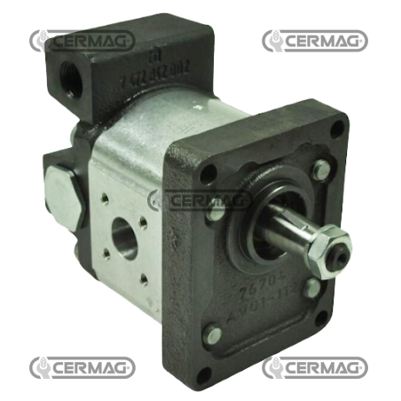 Zahnradpumpe GRUPPE 2 mit 1-Wege-Ölauslassregler Hubraum 14 cm³ KOMPATIBEL - 80900 | Newgardenstore.eu