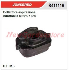 Intake manifold JONSERED chainsaw 625 670 R411119 | Newgardenstore.eu