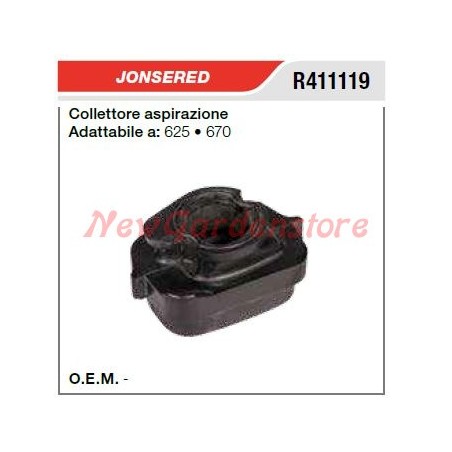 Colector de admisión motosierra JONSERED 625 670 R411119 | Newgardenstore.eu