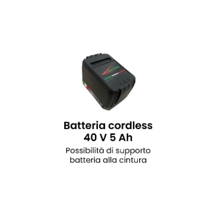 ACTIVE 40V 5Ah cordless battery with belt clip option | Newgardenstore.eu