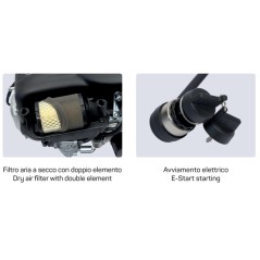 ZONSEN XP380 382cc complete petrol engine for lawn tractor, 1" vertical shaft | Newgardenstore.eu