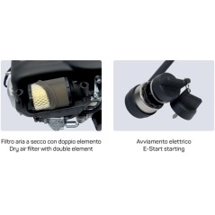 Motore a scoppio completo trattorino ZONSEN XP440 439cc albero verticale 1'' | Newgardenstore.eu