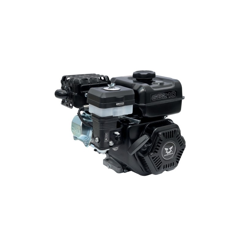 Motor gasolina completo ZONSEN GB210 208cc para motocultor con eje horizontal de 23 mm