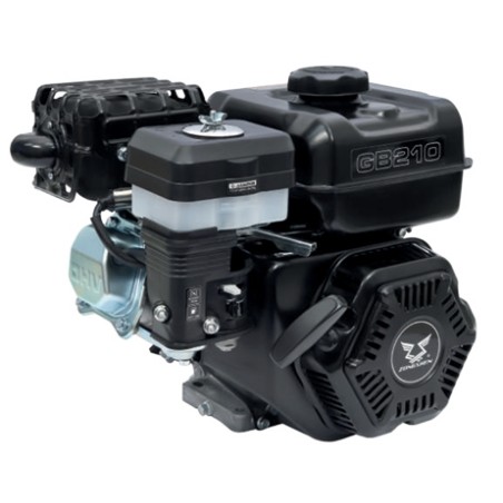 Moteur essence complet ZONSEN GB210 208 cm3 pour motoculteur avec arbre horizontal de 23 mm | Newgardenstore.eu