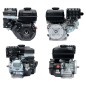 Motor gasolina completo ZONSEN GB210 208cc para motocultor con eje horizontal de 23 mm