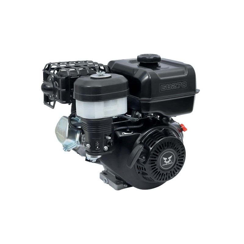 Moteur essence complet ZONSEN GB270 270 cm3 pour motoculteur avec arbre horizontal de 23 mm