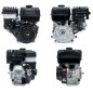 Motor gasolina completo ZONSEN GB270 de 270 cc para motocultor con eje horizontal de 23 mm