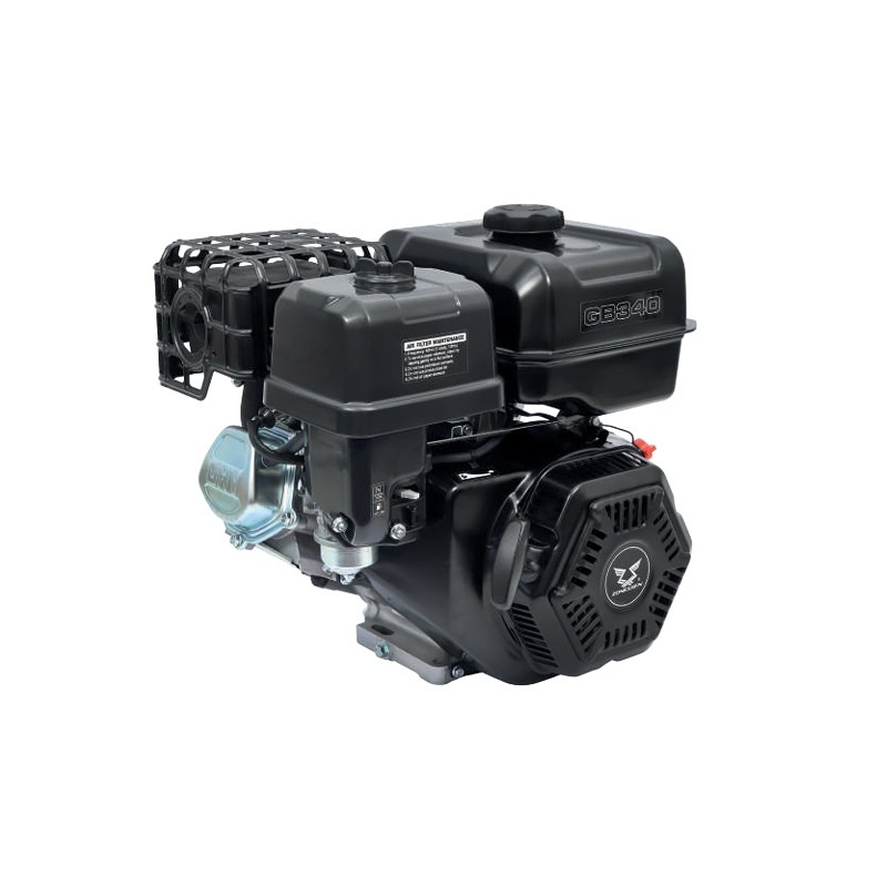 Moteur essence complet ZONSEN GB340 338 cm³ pour motoculteur, arbre horizontal de 1 pouce