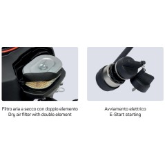 Motore a scoppio completo trattorino ZONSEN XP680 679cc albero verticale 1'' | Newgardenstore.eu