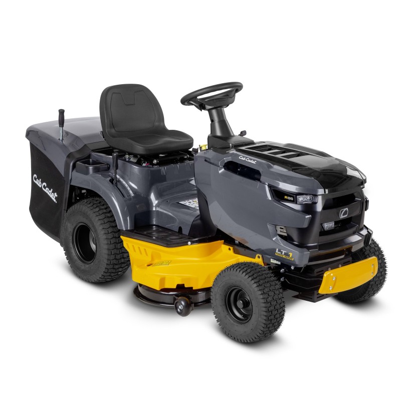 Tractor cortacésped Cub Cadet LT1 R86 de 439 cc, ancho de corte de 86 cm, doble cuchilla, recogida