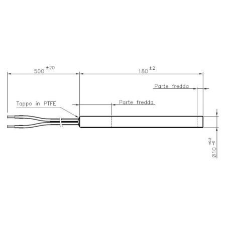 Widerstand 10x180mm 320W