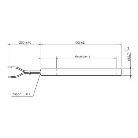 RESISTENCIA 12,7x101mm 300W