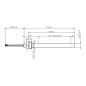 RESISTENCIA 12,5x195mm 400W CONEXIÓN 3/8" RESISTENCIA 12,5x195mm 400W CONEXIÓN 3/8"