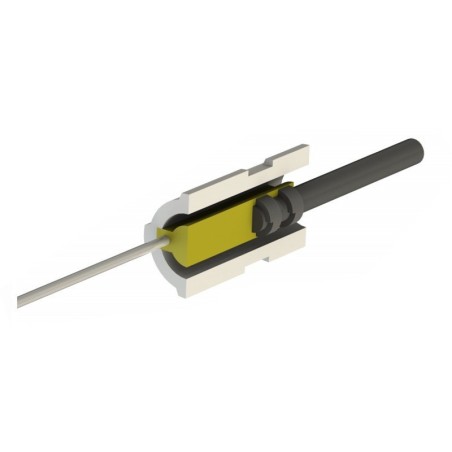 Schwarzer Quarz-Kristallwiderstand 24 V | Newgardenstore.eu