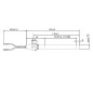 RESIST.DIAM.9,9mm L-130mm 250W RAC.3/8" RESIST.DIAM.9,9mm L-130mm 250W RAC.3/8"