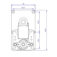 MELLOR FB1171 1,5 U/min AL.9 Getriebemotor | Newgardenstore.eu