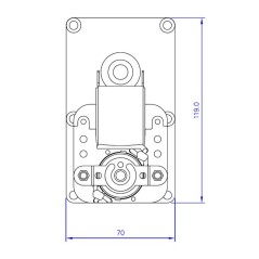 MOTORIDUTTORE MELLOR FB1397 2rpm H25 AL. | Newgardenstore.eu