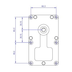 Moteur à engrenages MELLOR FB1187 2 tr/min AL.8,5m | Newgardenstore.eu