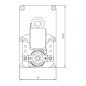 MELLOR FB1187 Getriebemotor 2 U/min AL.8,5m MELLOR FB1187 Getriebemotor 2 U/min AL.8,5m