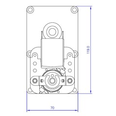MELLOR FB1392 1,26 U/min AL.9 Getriebemotor | Newgardenstore.eu