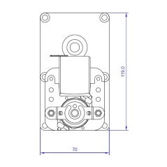 MOTORREDUCTOR MELLOR FB1255 4rpm AL.9,5m | Newgardenstore.eu