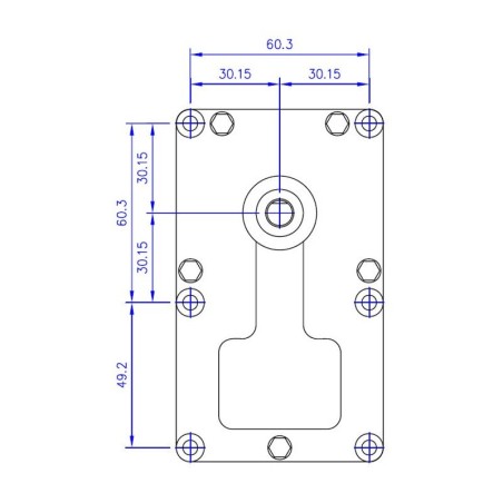 MELLOR FB1137 4,75 U/min AL.8 Getriebemotor