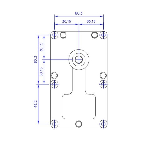 MELLOR FB1146 Getriebemotor 5,3 U/min AL.8,