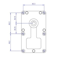 MELLOR FB1263 3,3 U/min AL.9 Getriebemotor | Newgardenstore.eu