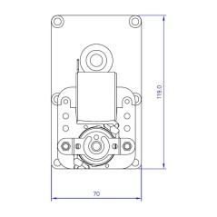 MOTORIDUTTORE MELLOR FB1263 3,3rpm AL.9, | Newgardenstore.eu
