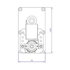 MOTORREDUCTOR MELLOR FB1231 2rpm AL.9,5m | Newgardenstore.eu