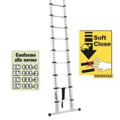 ESCALERA TELESCÓPICA DE 93cm A 381cm 13 GRA | Newgardenstore.eu