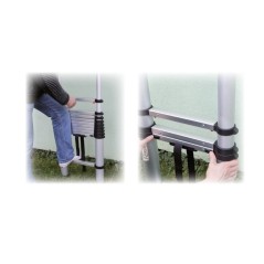 TELESCOPIC LADDER FROM 93cm TO 381cm 13 GRA | Newgardenstore.eu