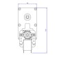 Moteur à engrenages MELLOR FB1285 3 tr/min avec encodeur