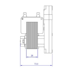 MELLOR KB1014 3 U/min KABELGETRIEBEMOTOR | Newgardenstore.eu