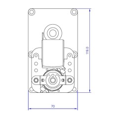 MELLOR FB1324 2 U/min Getriebemotor mit Encoder | Newgardenstore.eu