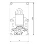 Moteur à engrenages MELLOR FB1331 5 tr/min avec encodeur