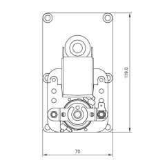 MOTORREDUCTOR MELLOR FB1199 5.3rpm AL.9, | Newgardenstore.eu