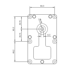 MELLOR FB1417 1.5rpm AL.CA GEAR MOTOR