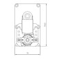 Moteur à engrenages MELLOR FB1294 2 tr/min avec encodeur