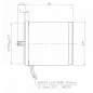 MOTEUR AC GGM K8IG25NC 25W 6rpm 80x80mm