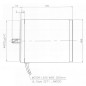 Moteur GGM K9IG40NC AC 40W 6 tr/min 90x90mm